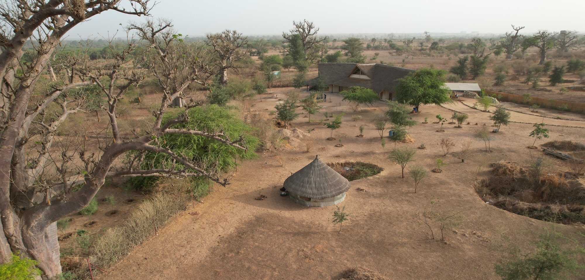 The Mélanzé site rooted in the Thiafoura landscape
